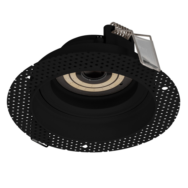 Arlight Корпус PLURIO-BASE-BUILT-TRIMLESS-R120 (BK, 1-2, 200mA) (IP20 Металл, 3 года) 031705