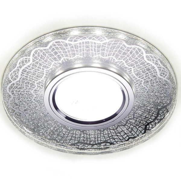 Ambrella Встраиваемый точечный светильник со светодиодной лентой S175 CL/CH хром/серебро MR16+3W(LED WHITE)