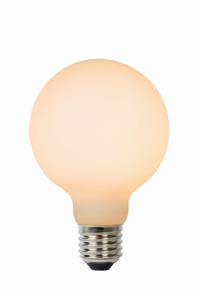 Lucide G80 Лампа накаливания Ø 8 cm LED Dim. E27 1x8W 2700K 3 StepDim Opal 49066/08/61