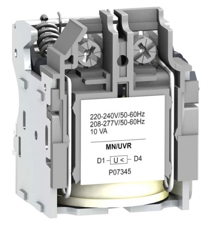 SE Compact NSX Расцепитель минимального напряжения MN 125В постоянного тока LV429413
