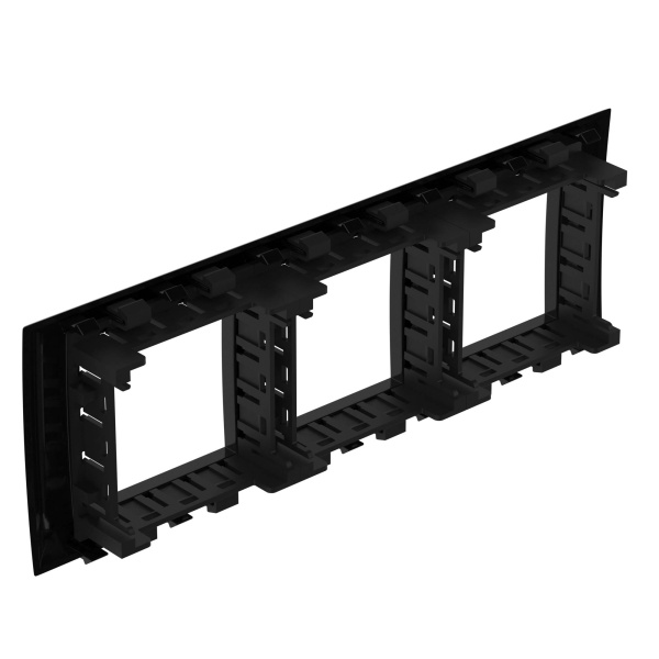 Купить DKC Рамка-суппорт "Avanti" для "In-liner Front",  серебристый металлик, 6модулей