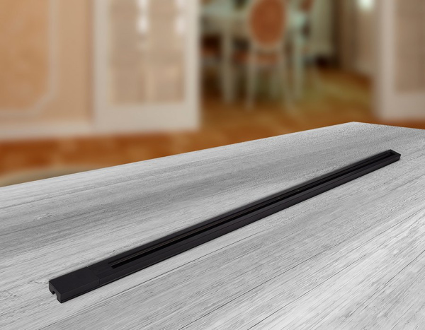 Купить Ambrella Трековый шинопровод GL7002 BK черный однофазный 1 м, с сетевым вводом и заглушкой