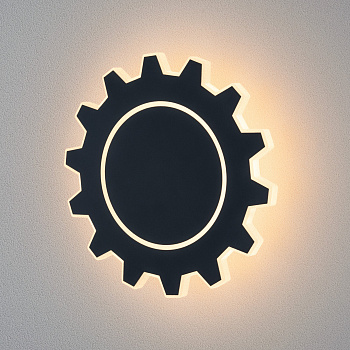 Elektrostandard Настенный светодиодный светильник Gear L LED MRL LED 1100 черный 4690389125386 a040752