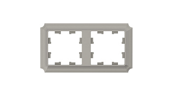 Systeme Electric AtlasDesign Antique Шампань Рамка 2-ая, универсальная