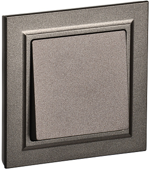 IEK BRITE Темн.бронза Выключ. 1-кл. 10А в сборе ВСР10-1-0-БрТБ