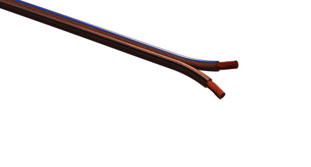 ЭРА A-100-S Акустический кабель 2х1,0 мм2 прозрачный, 100м (8/192) Б0048273