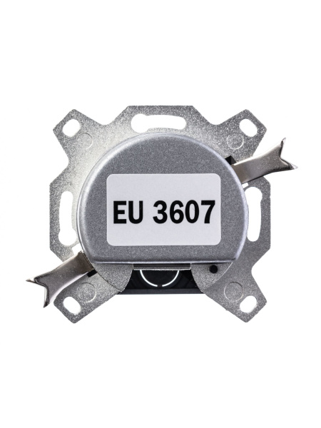 Купить ABB EPJ Levit сталь / дымчатый чёрный Розетка TV-R, проходная, 7дБ, сталь 2CHH083607A6069