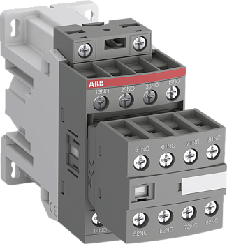 ABB Реле контакторное NFZ44E-30 с катушкой управления 24 В DC для подключения к ПЛК 1SBH136001R3044