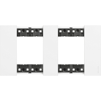 BT Living now Белый Рамка немецкий стандарт 2 поста (2+2 мод) KA4802M2KW