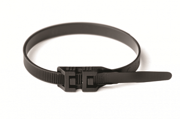 DKC Хомут P12 гибкий, черный, 9х360