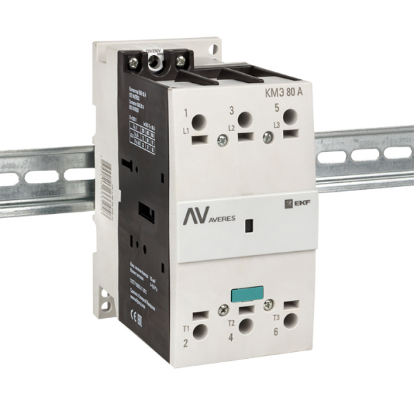 Купить EKF Averes Контактор КМЭ 80А 230В АС ctr-s-80-00-230-av