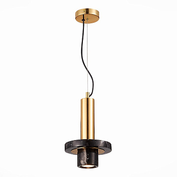 ST Luce SL1210.403.01 Светильник подвесной Золото/Черный G9 1*3W