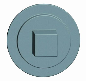 SE Плоская накл.+ квадратный профиль 7 мм NSYSFLOCKS7