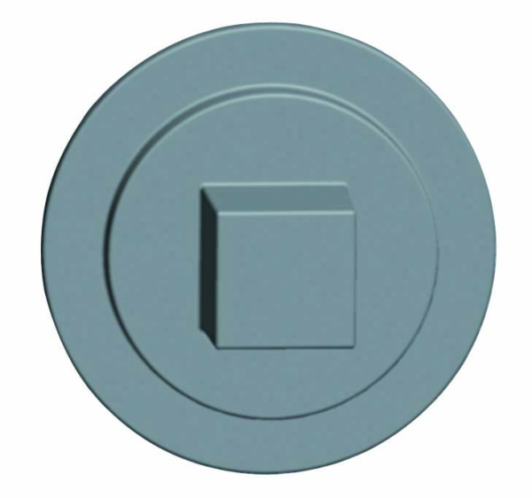 SE Плоская накл.+ квадратный профиль 7 мм NSYSFLOCKS7