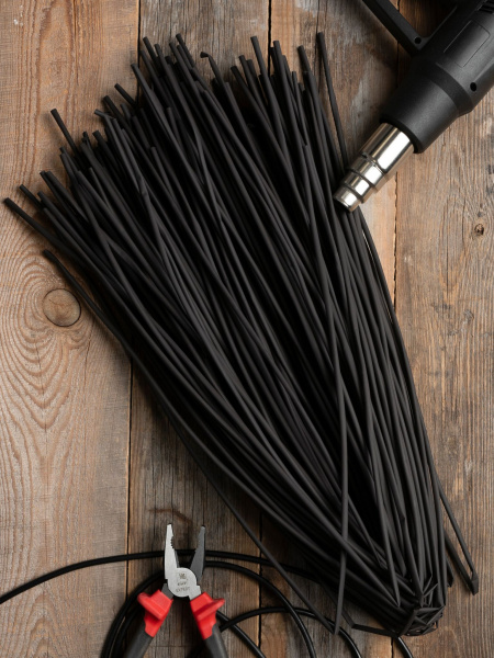 Купить EKF PROxima Термоусаживаемая трубка ТУТ нг 3/1.5 черная в отрезках по 1м