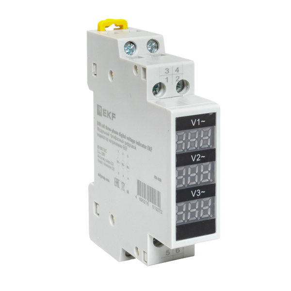 EKF Модульный трехфазный цифровой индикатор напряжения