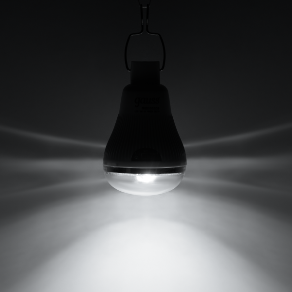 Купить Gauss Лампа A60 3W 130lm 4000K E27 с солнечной панелью LED 902102203