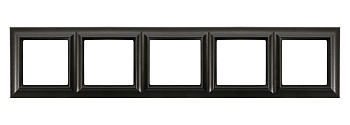 JUNG EcoProfi Standart Черный матовый Рамка 5-ая EPS485SWM