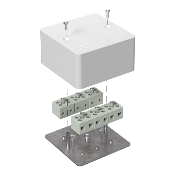 Промрукав Коробка огнестойкая для кабель-канала 40-0460-FR6.0-12 Е15-Е120 85х85х45