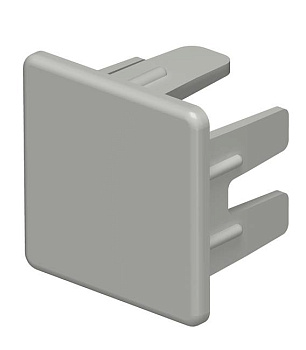 OBO Bettermann Заглушка торцевая кабель-канала WDK 25x25 мм, ПВХ, серый RAL7030 6158730