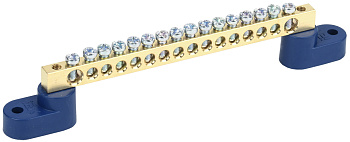 IEK Шина N ноль на двух угловых изол ШНИ-6х9-16-У2-С