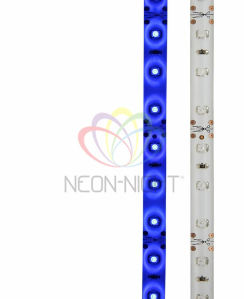 Купить LAMPER LED лента силикон, 8 мм, IP65, SMD 2835, 60 LED/m, 12 V, цвет свечения синий 141-353