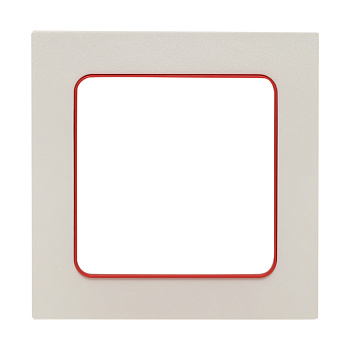 EKF PROxima Стокгольм Белый Линия красная Рамка 1-ая