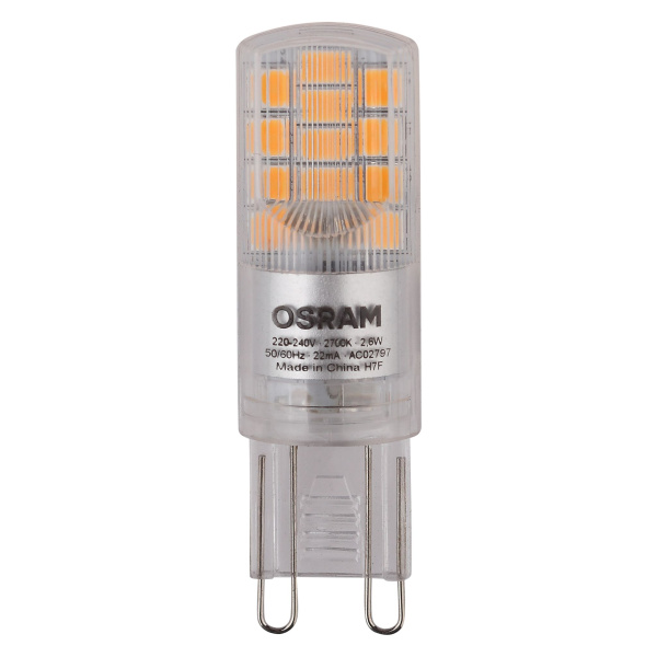 Купить Osram  Лампа светодиодная (LED) G9 2.6Вт 210-230В матовая тепло-белая 2700К 4058075056688