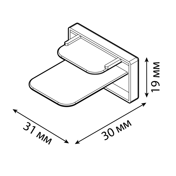 Купить Gauss Заглушка для трекового шинопровода черный TR115