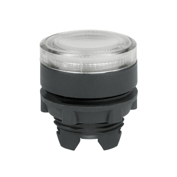 КЭАЗ Головка кнопки OptiSignal D22 A5-PL-1 с подсветкой белая пластик ZB5AW313