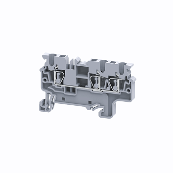 КЭАЗ Клемма с тремя контактами пружинная OptiClip СX-2,5-TRIPLET-I-BU-синий