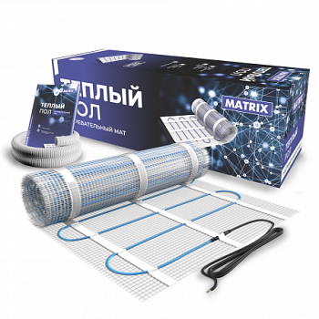 GRANDEKS Двухжильный нагревательный мат "MATRIX" 2,5кв.м. 360 Вт MATRIX - 02,5 / 360