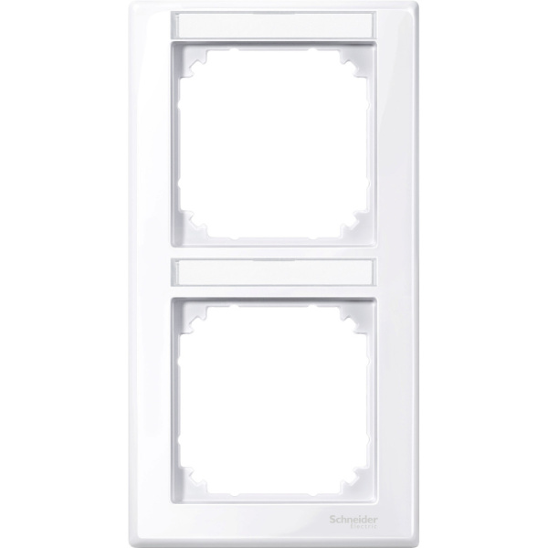 SE Merten SM Бел Актив Рамка 2-ая с полем для надписи вертикальная (MTN470225)