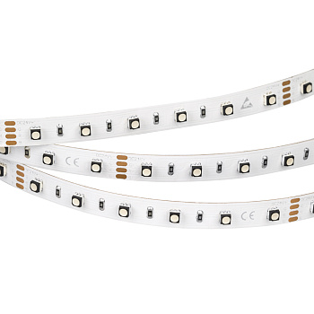 Arlight Светодиодная лента MINI-F60-10mm 24V RGB (14.4 W/m, IP20, 3535, 5m) (Открытый) 022718(2)