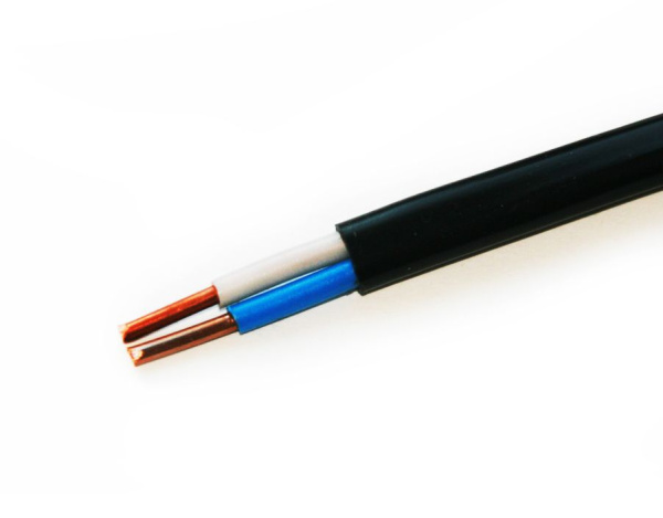Купить Кабель силовой медь ВВГ-Пнг(А)-LS 2x2.5мм² черный ГОСТ ВВГ-Пнг(А)-LS 2*2,5 ок-0,66