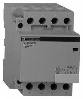 SE Contactors K Контактор модульный 3P (3НО) 63А цепь управления 220В 50Гц GC6330M5
