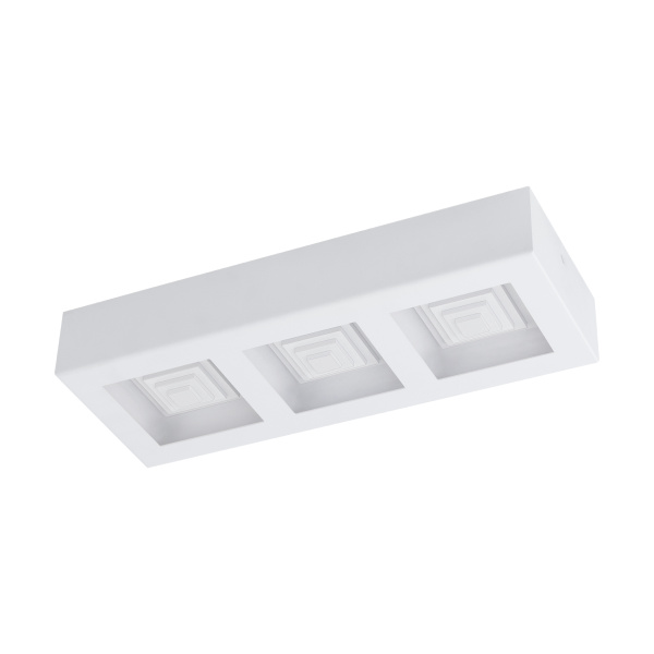 Eglo 96793 Светодиодный настенно-потолочный светильник FERREROS, 3X6,3W(LED), 370X140, H60, сталь/белый Eglo 96793 Светодиодный настенно-потолочный светильник FERREROS, 3X6,3W(LED), 370X140, H60, сталь/белый