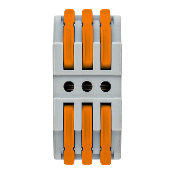 Купить EKF PROxima Строительно-монтажная клемма СМК 222-423 проходная 3 полюса 0,08-4мм2 (25шт.)