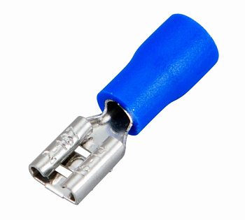 Клемма плоская изолированная гнездо - 5.6мм 1.5-2.5мм² (РПи-м 2.5-(4.8) / РПИм 2-5) Rexant 08-0432