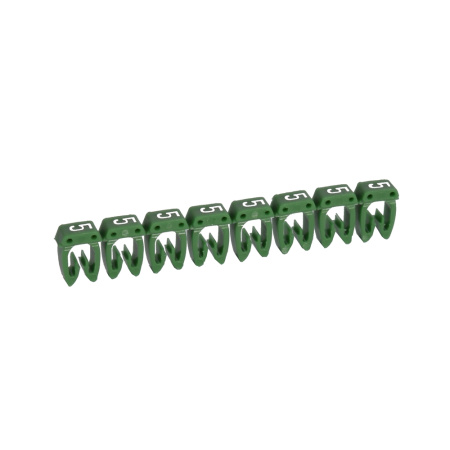 Legrand CAB3 Маркер для кабеля и клемм.блоков 5 0.5-1.5кв.мм. (зеленый) (упаковка) 038215