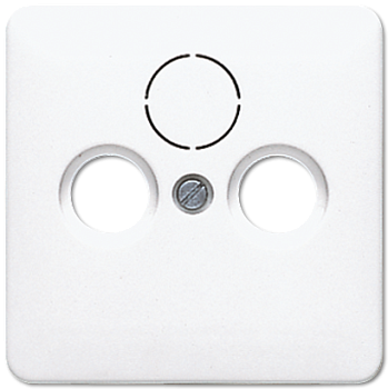 JUNG CD 500/CD plus Белая Накладка TV-FM-SAT CD561SATWW