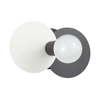 Lumion 3783/1W LN19 072 черный, белый, серый Бра E27 1*60W 220V ALOY