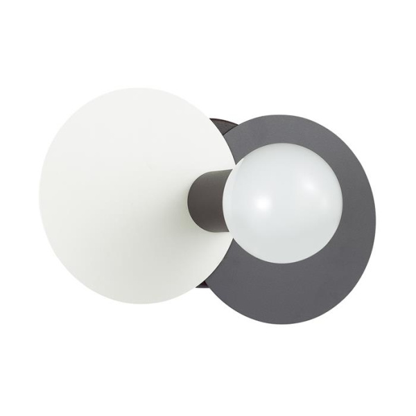 Lumion 3783/1W LN19 072 черный, белый, серый Бра E27 1*60W 220V ALOY