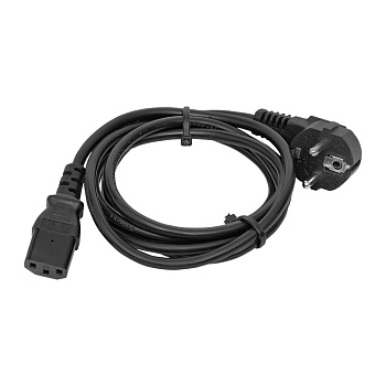 EKF Кабель питания TERACOM для PDU IEC 60320 C13 - CEE 7/7 (Schuko) сечение 3x1,5мм2 250В 10A длина 3,0 метра