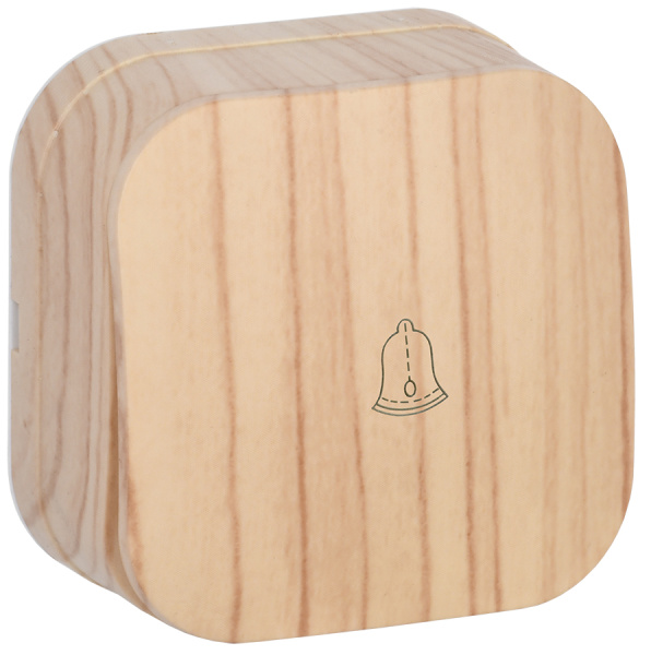 IEK GLORY ВСс20-1-0-ХС Выключ. 1-кл. самовозв. о/у 10А GLORY сосна