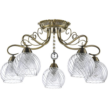 Freya Classic Nella Бронза Потолочный светильник E14 40W FR2662-PL-05-BZ Freya Classic Nella Бронза Потолочный светильник E14 40W FR2662-PL-05-BZ