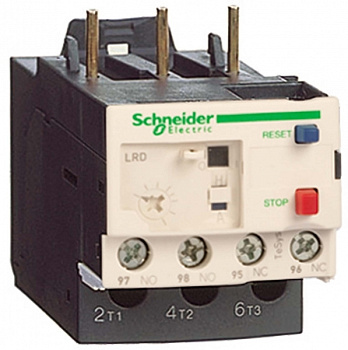 SE Contactors D Thermal relay D Тепловое реле перегрузки 1.6 A 2,5 LRD076
