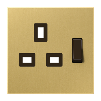 JUNG Накладка розетки БС классик BS2171MECPL