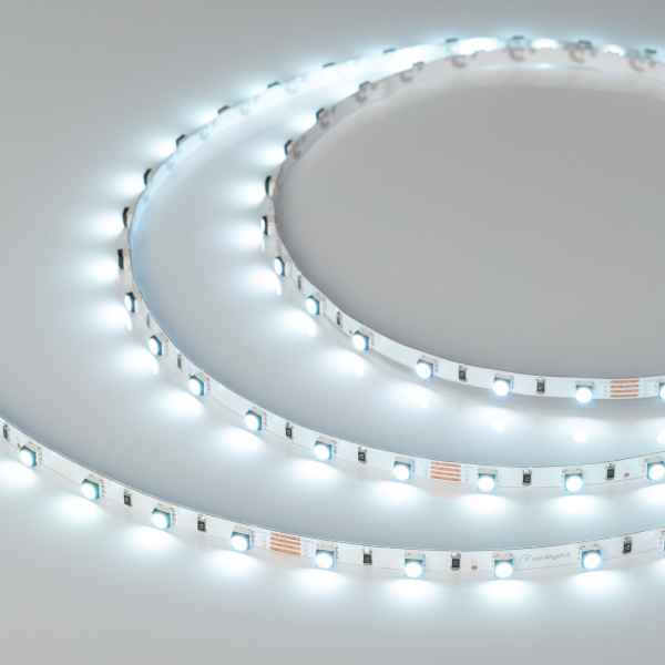 Купить Arlight Светодиодная лента MINI-F60-5mm 24V RGB (6 W/m, IP20, 3535, 5m) (узкая) 025706(2)