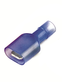 DKC Наконечник плоский полностью изолир. (вилка) 1,5-2,5 кв.мм 6,3х0,8 мм (РППИ-П)